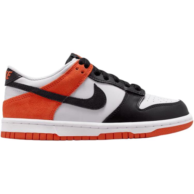 Nike Dunk Essential Comfortable Low Top Kids Skate Shoes Kids Sneaker White Black Orange IQ2755102