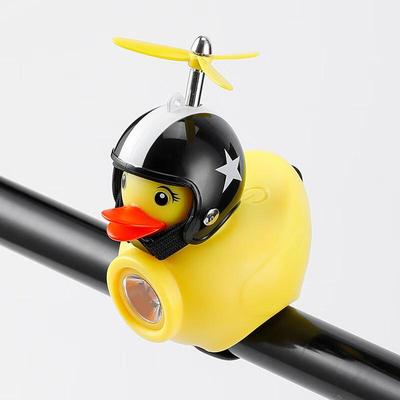 Set Luce Bicicletta e Casco Anatra Gialla Lishi