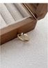 S999 Sterling Silver Gold-Painted Lucky Cat Paw Ring: Cute & Exquisite Design, Light Luxury Open Ring for Women