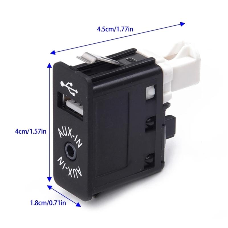 3.5mm Adapter USB Reader Socket 3.5mm 84109229246 for Car Automotive Stereo Extension Interfaces