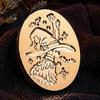 Ghost Wax Stamp Halloween Themed Brass Seal Head, Pumpkin Witch Bat Engraved Replaceable Sealing Replacement Head for Envelope Journal Gift Wrap Party