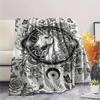 Unicorn Animal Print Flannel Blanket, High Quality Comfortable for All Seasons, Home Decor, Warmth and Comfort, Perfect for Christmas Gifts142
