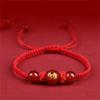 Chinese Snake Red String Bracelet Adjustable Charm Jewelry Luck Braided Rope Bracelet Suitable for Women and Men Present