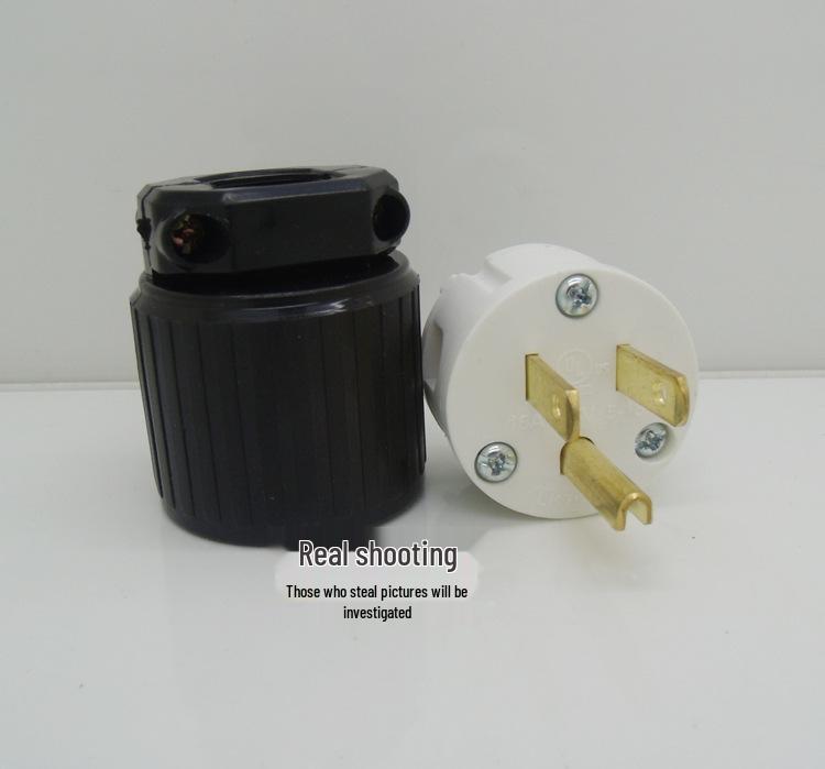 UL Certified 15A 125V US/Canada Industrial Power Plug Socket LK7515P