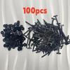 100pcs Heavy-Duty Self-Locking Nylon Cable Ties with Black Plastic Zipper Pulls - for Car Repair, Home, Office & Outdoor Use