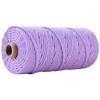 3mm Colored Cotton Rope for DIY Weaving, Tapestry, Binding, and Decorative Use