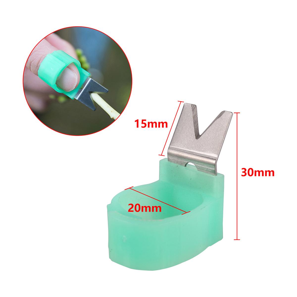 

4Pcs Fruit Vegetable Picking Ring Type Cutter V/T/Flat-shape Shear Garden Orchard Farm Harvest Small Knife Gardening Manual Tool (as the picture,Under 10cm)