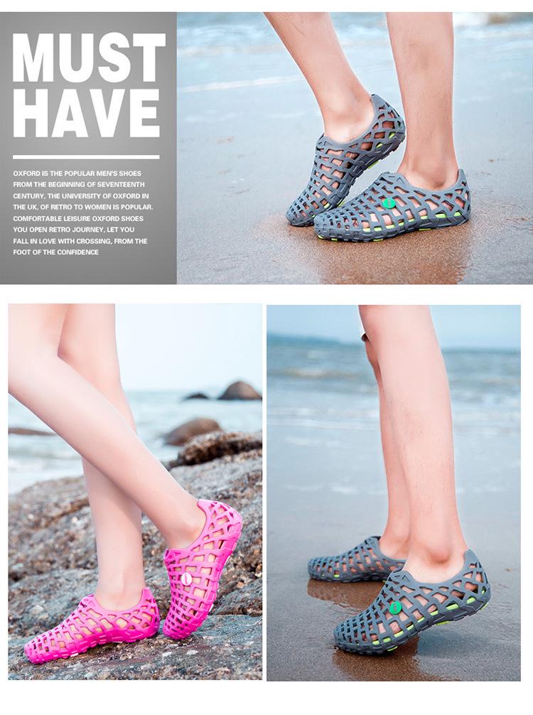 Sommer Große Größen Leichte Schlupf Atmungsaktive Herren Strand Sandalen