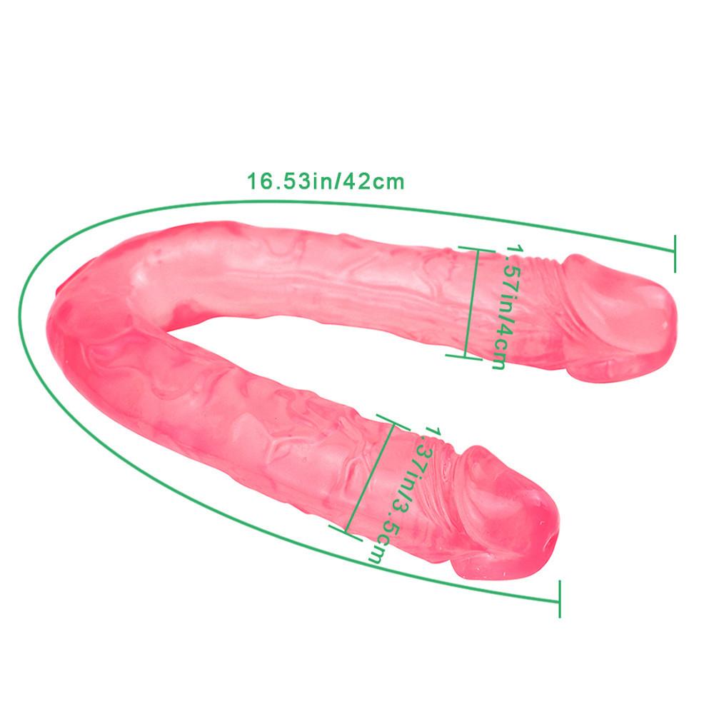 Sex U Shape Double Dildo Realistic with Man Dildo Sex Toys for Woman Vagina Toys Dildo for Woman Huge Anal Adult Shop