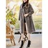Autumn and winter new imitation fur coat women's medium and long plush loose thickened furry simple Internet celebrity coat