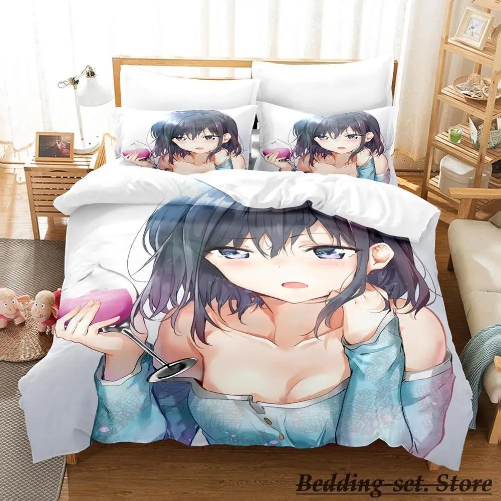 Masamune Kun No Revenge Bedding Set Single Twin Full Queen King Size Bed Set Adult Kid Bedroom Duvetcover Sets Anime Bed