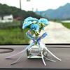 2Pcs Colorful Simulated Flowers Decoration Creative Auto Interior Decoration  Home Decoration