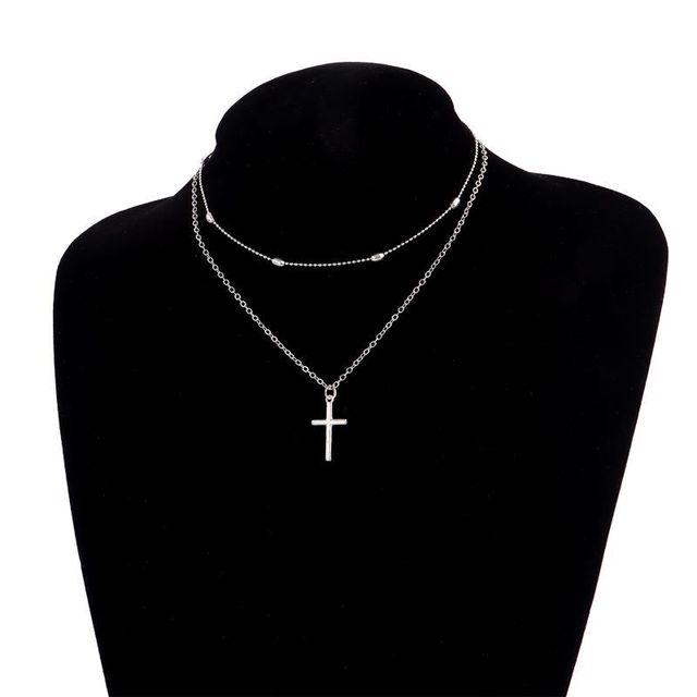 Fast and Furious 7 Moive Cross Tourette Necklace Dominic Toretto Crystal Jesus Cross Pendant Necklace for Men Gifts Jewelry