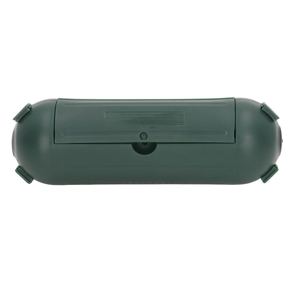 for AWG 14/16 Cords Outdoor Extension Cord Safety Cover with Claw Adjustable Compartment Outdoor Extension Cord Cover Green