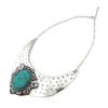 Les Trésors De Lily [N0293] - Turquoise 'Kilimanjaro' Designer Necklace