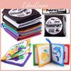 Baby Cloth Book Early Education Toy Finger Crinkle Tear Resistant Cognitive Baby Book