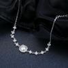 MODIAN 0.8CT D Moissanite Luxury Bracelet 925 Silver Halo Bracelet For Women Bridal Wedding Statement Jewelry
