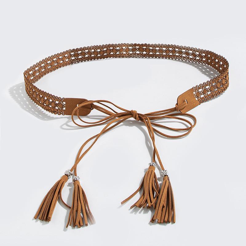 Waist Fashion Bohemian Belt With Openwork Detailing For Women Adult
