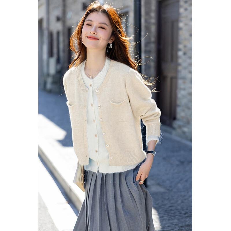 

Mocana Women s Faux Two-Piece Knitted Sweater One Size