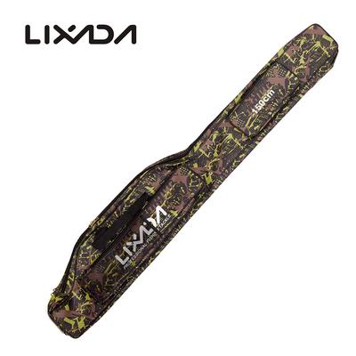 Lixada Bolsa de Pesca Porta-Varas de Pesca Oxford Bolsa de Armazenamento de Ferramentas para Varas de Pesca Organizador de Equipamentos de Pesca