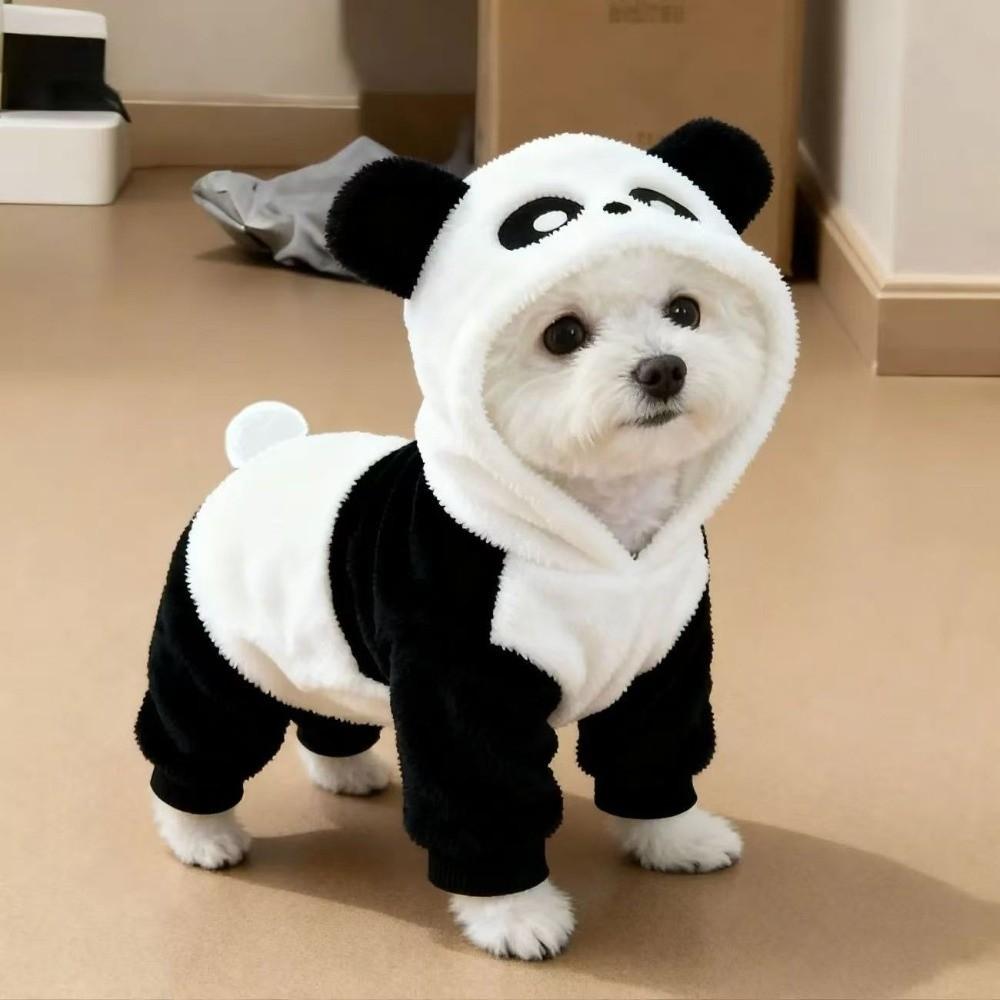 Thicken Panda Dog Costume Costume Design Four Legs Dog Outfit New Thicken Dog Apparel Outdoor Walk