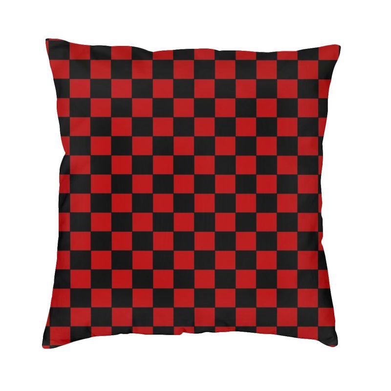 Chess Pillow Case xcm for Sofa Chessboard Game Luxury Cushion Cover Soft Pillowcase