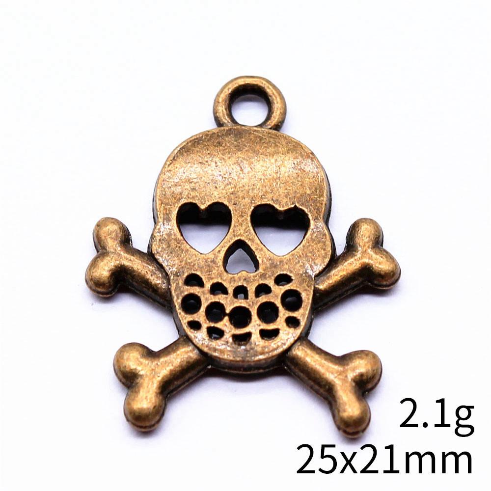 Father's Day Jewelry Creation Charms Skeleton Charms Pendant Art Supplies Man Pendant