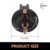 Nomocale 10pcs Car T10 Instrument Indicator Lamp Holder Compact Wedge Base Bulb Socket Bracket