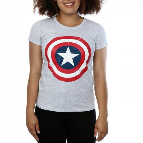 Captain America Womens/Ladies Shield T-Shirt