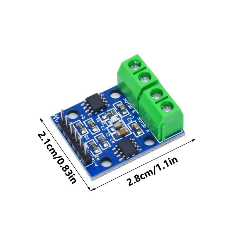 Versatility L9110S Motor Driver Board Support 2.512V Control DCMotors Simple Pin Control Achieve Complex Motion Control