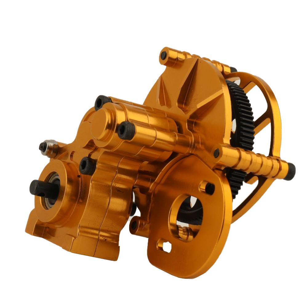 1/10 RC Car Metal Transmission Gearbox Assembly Tranny With Straight Gear for RC Crawler Car Axial SCX10 D90 Upgrade Parts