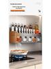 Wall-Mounted Kitchen Seasoning Rack: Punch-Free Multifunctional Condiment Set with Jars