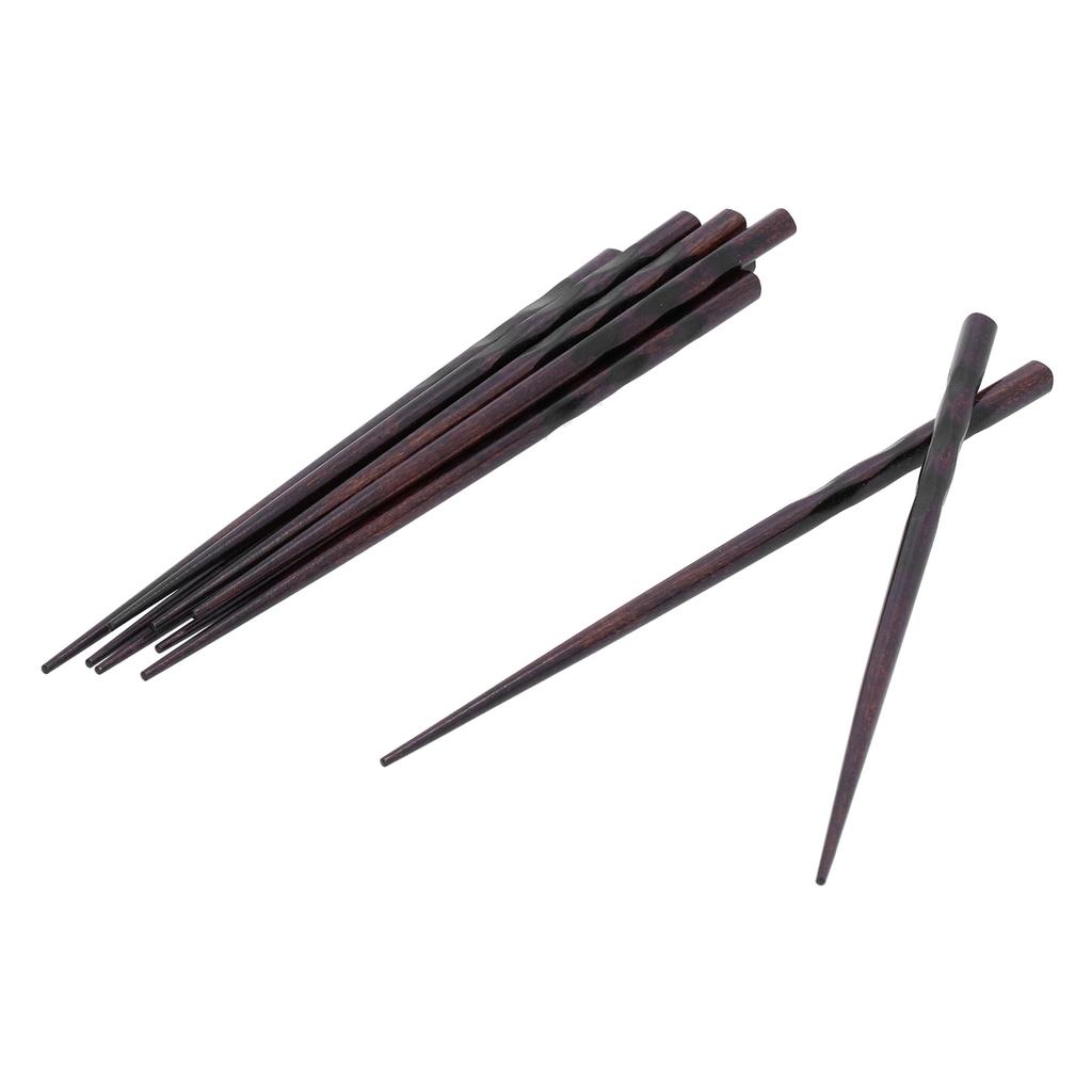 5 Paar Essstäbchen Japanischer Stil Wiederverwendbare Holz Essstäbchen Geschirr Küchenzubehör