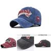 New Arrival Unisex Cotton Baseball Cap With 3d Embroidered Letter Vintage Duck Tongue Hat