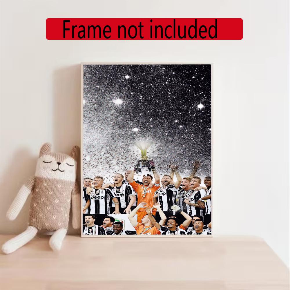 Juventus 5D Diamond Painting Round Diamond Rhinestones Mosaic Diamond Embroidery Wall Paintings Rhinestones Gift Frameless