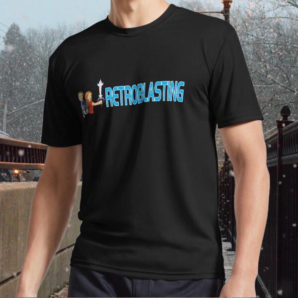 

New RetroBlasting Banner Logo Active Logo Men s T-shirt funny size S to 5XL 3XL