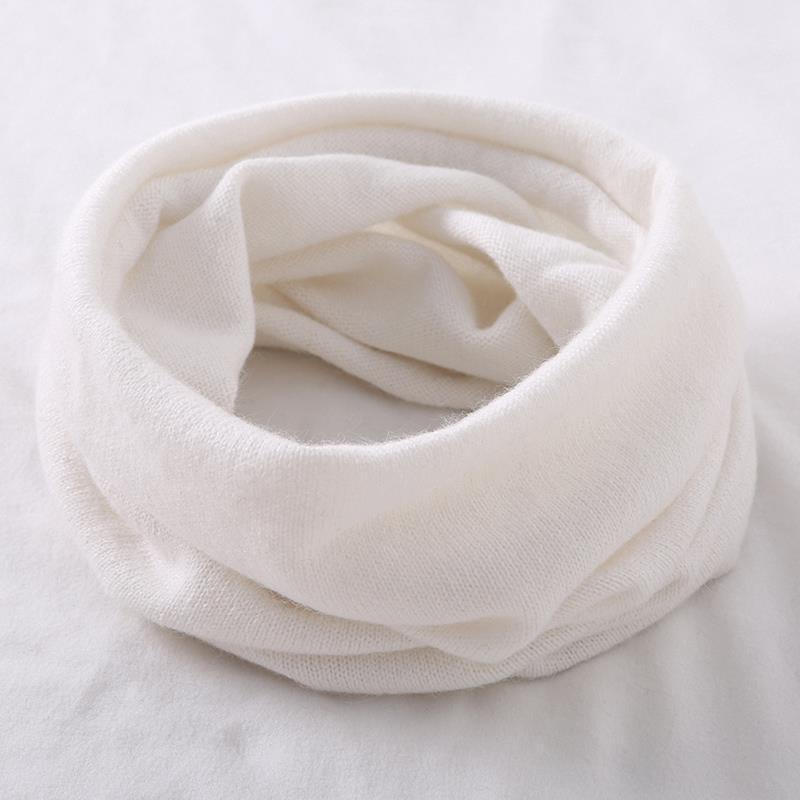 

Winter Neck Gaiter Windproof Thermal Cashmere Ski Tube Scarf Cold-proof Men And Women Outdoor Sport Riding Cycling Neck Cover білий