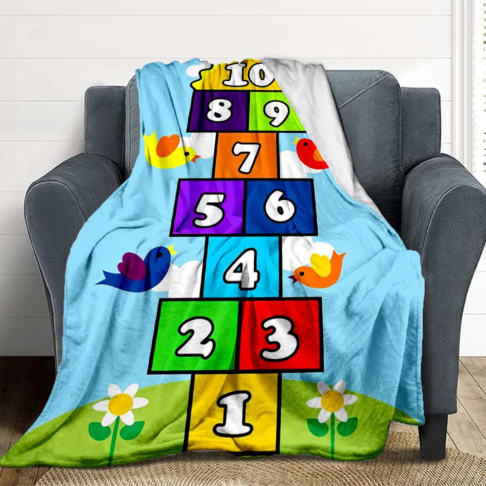 Hop Count Flannel Blanket Throw Blanket Soft Warm Sofa Bed Camping home Decor Unique Christmas Gift C92683