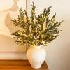 Lighted Pine Branches Artificial Long-Lasting Greenery Decoration 5 Pieces Lit Christmas Branches for Family Friends Party Home