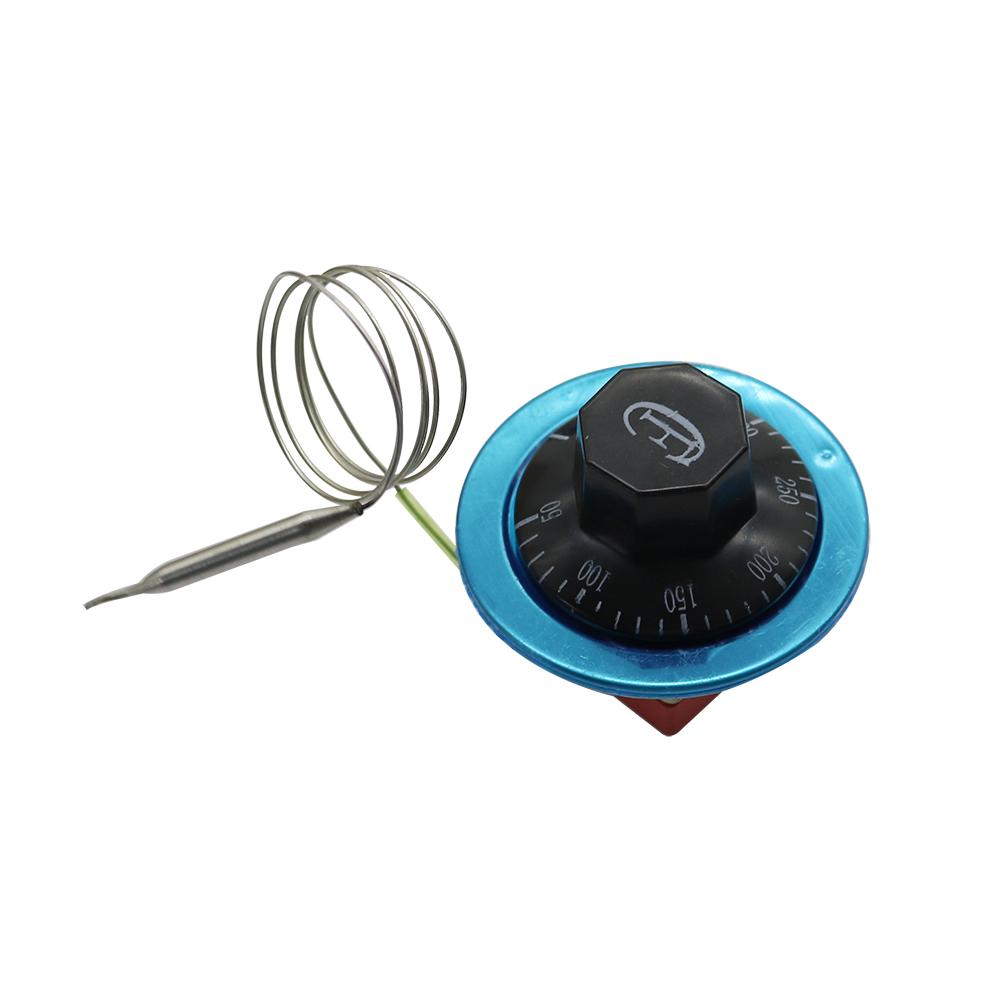 Rotary Temperature Controller AC220V 16A Dial Thermostat Temperature Control Switch For Electric Oven 50-300 Degrees Celsius