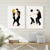 Nordic Abstract Dirty Dancing Canvas Painting Modern Pulp Fiction Dance Wall Art Posters & Prints Pictures for Living Room Decor No Frame