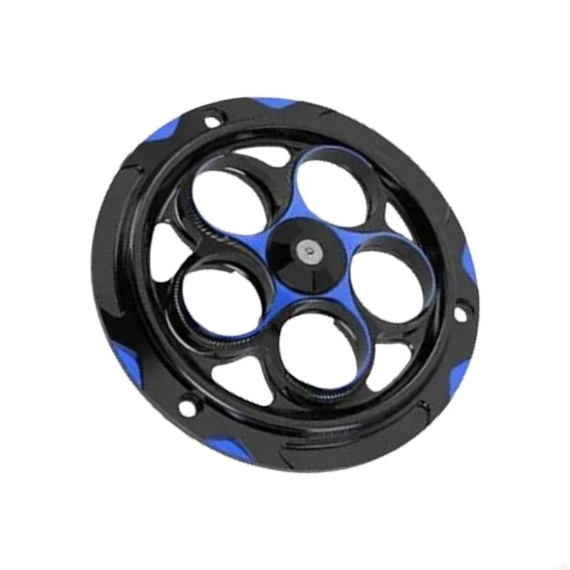 D5BE Motorcycle Engine Heat Dissipation Cover Fan Cover High Efficiency Cooling Aluminum Easy tallation Universal