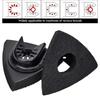 Sanding Pad For Polishing And Grinding Black Triangular 1pc