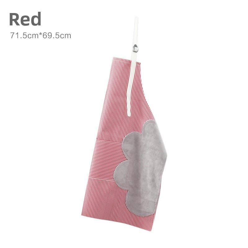 Apron women's home kitchen waterproof and oil-proof gown work clothes men's cooking special belt hand towel