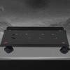PC Chassis Bracket with 360 Swivel Wheels for Smooth Office Relocation