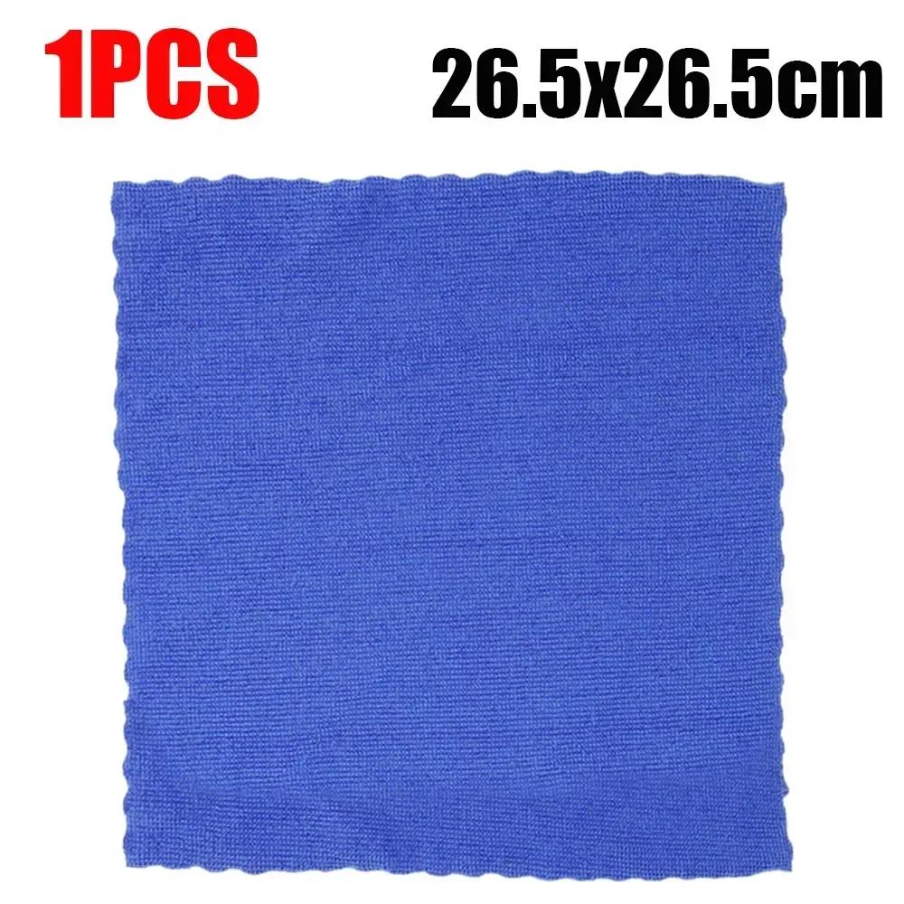 Car Microfiber Towels Auto Detailing Polishing Cloth Car Motorcycle Cleaning Care Tools Household Blue Softness Cleaning Towel