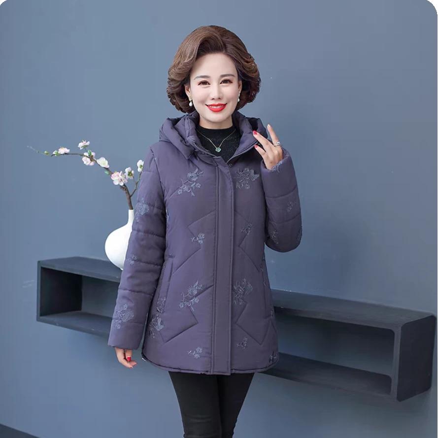 Winter Neue Baumwollkleidung für Damen, mittellang und lang, koreanische Version, eng anliegende, baumwollgepolsterte Kleidung, verdickte, warme und vielseitige Damenjacken