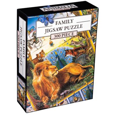 Animalia Boksida 300-bitars Familjepussel