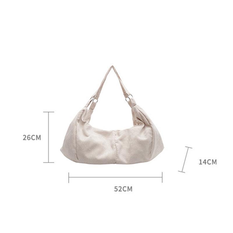 Multifunctional Shoulder Bags For Women Oversized Corduroy Fashion Backpacks Large Capacity Shopper Totes Hobo Bag CLE