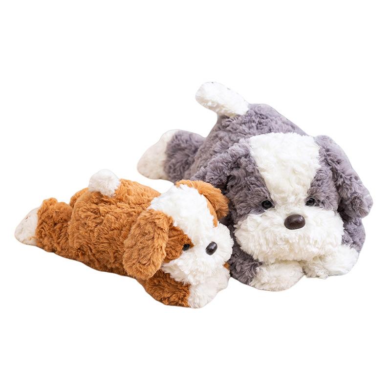 Cartoon Soft Puppy Doll Plush Toy Teddy Dog Doll Children Soothing Rag Doll Birthday Gift